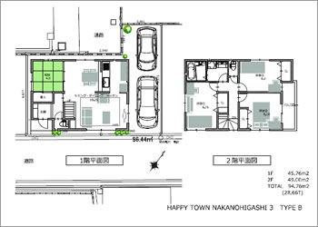 伊丹市 中野東 新築戸建て 間取り図2