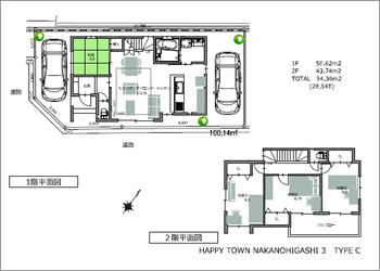 伊丹市 中野東 新築戸建て 間取り図3