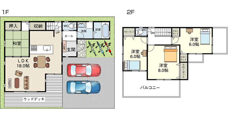 伊丹市 中野東 新築戸建て 間取り図2