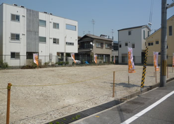 西宮市 里中町 新築戸建て 現地