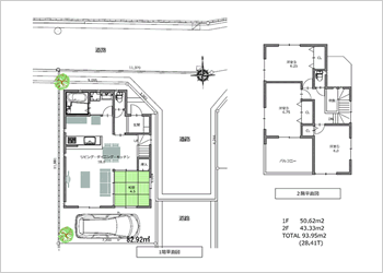 尼崎市 園田南 新築戸建て 間取り図3